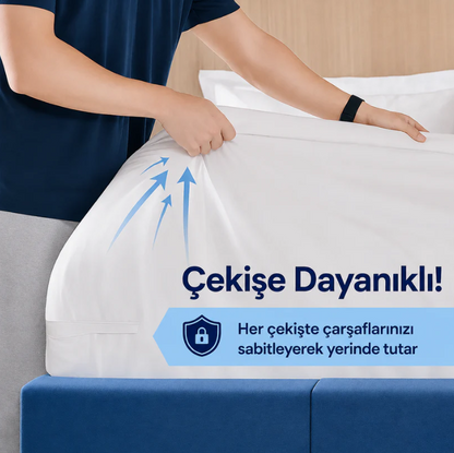 BedLine Çarşaf Kilidi™ Yatağınızı Tüm Gece Düzenli Tutar